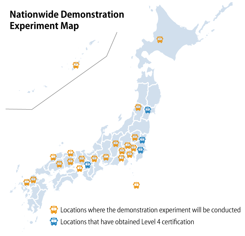 Nationwide Demonstration Project Map